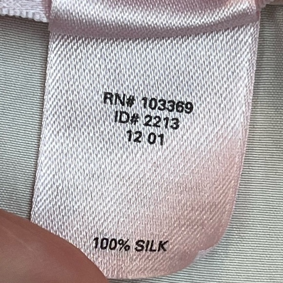 Vintage Victoria's Secret 100% Silk Ivory Embroidered Sz L Top Boho Romantic - Picture 8 of 16